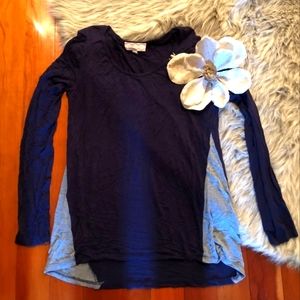 Pink Rose Long Sleeve Tee